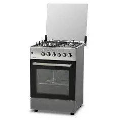 Cuisinière 4 feux gaz 60cm Inox